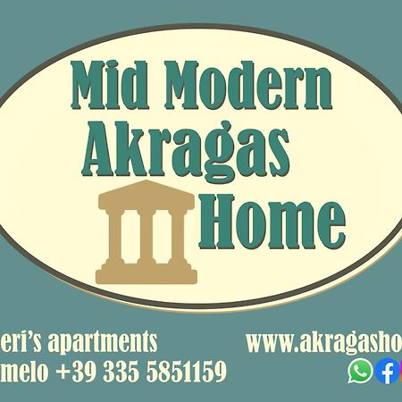 Mid Modern Akragas Home With Sea & Temple View City Center Via Atenea Agrigento Exterior foto